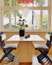 Load image into Gallery viewer, VINTAGE / Travertine Square Dining Table
