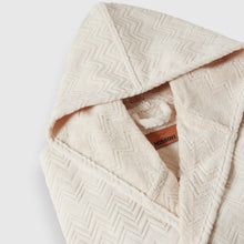 Load image into Gallery viewer, MISSONI HOME / Chalk Hooded Bathrobe
