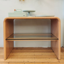 Load image into Gallery viewer, CATT / Custom 1980s Blond Wood Console
