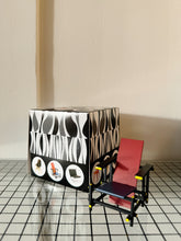 Load image into Gallery viewer, MINIATURES / Cassina Red and Blue Chair
