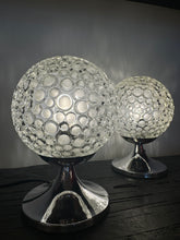 Load image into Gallery viewer, VINTAGE / Bubble Glass Tulip Base Lamps
