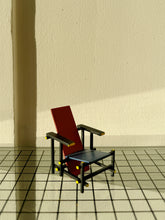 Load image into Gallery viewer, MINIATURES / Cassina Red and Blue Chair
