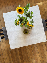 Load image into Gallery viewer, VINTAGE / Travertine Square Dining Table
