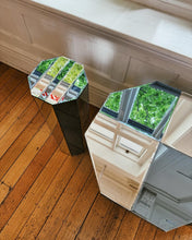 Load image into Gallery viewer, VINTAGE / Deco Mirrored Table &amp; Plinths Setting
