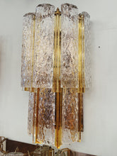 Load image into Gallery viewer, VENINI / 1960s Trilobi Murano Glass Wall Lights
