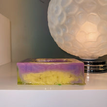 Load image into Gallery viewer, RESIN / Vessel / Handmade / Lilac &amp; Yellow
