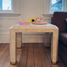 Load image into Gallery viewer, MAITLAND SMITH / Brass and Tessellated Stone Side Table
