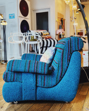 Load image into Gallery viewer, VINTAGE / Striped Sofa Chair
