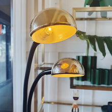 Load image into Gallery viewer, OSLO Aust. / 1970s Gold Gooseneck Floor Lamp
