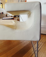 Load image into Gallery viewer, MOROSO / White Leather Lowseat Armchair by Patricia Urquiola
