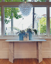 Load image into Gallery viewer, VINTAGE / Italian Carrara Marble Console
