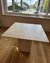 Load image into Gallery viewer, VINTAGE / Travertine Square Dining Table
