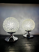 Load image into Gallery viewer, VINTAGE / Bubble Glass Tulip Base Lamps
