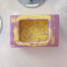 Load image into Gallery viewer, RESIN / Vessel / Handmade / Lilac &amp; Yellow
