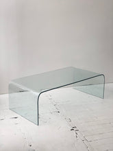 Load image into Gallery viewer, FIAM ITALIA / Ponte Waterfall Glass Coffee Table by Angelo Cortesi
