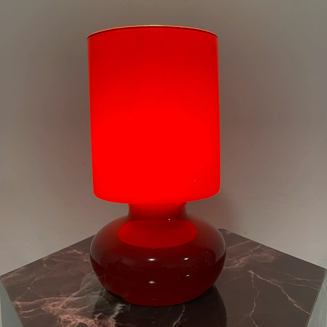 VINTAGE IKEA / Crimson Lykta Table Lamp