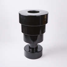 Load image into Gallery viewer, KARTELL / Black Calice Vase By Ettore Sottsass
