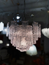 Load image into Gallery viewer, KALMAR / 1960s XL Austrian Ice Glass Chandelier
