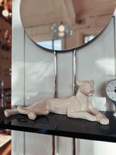 Load image into Gallery viewer, VINTAGE / Ceramic Snow Panther Sculpture
