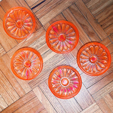 Load image into Gallery viewer, BEVERLY / Daisy Coaster / Orange
